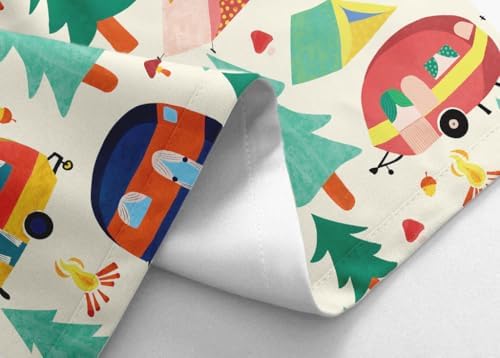 NYMB Camper RV Shower Curtain Set for Kids