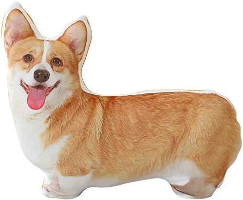 Corgi Plush Pillow Size 22x18in