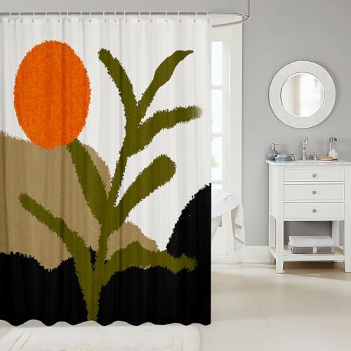 Feelyou Abstract Floral Vulnerable Bath curtains set for Kids