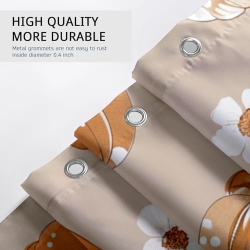 GDHBLING - Autumn Pumpkins 72x78 inch Shower Curtain Set