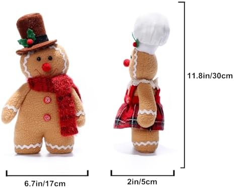 Exclusive Christmas gingerbread man plush toy
