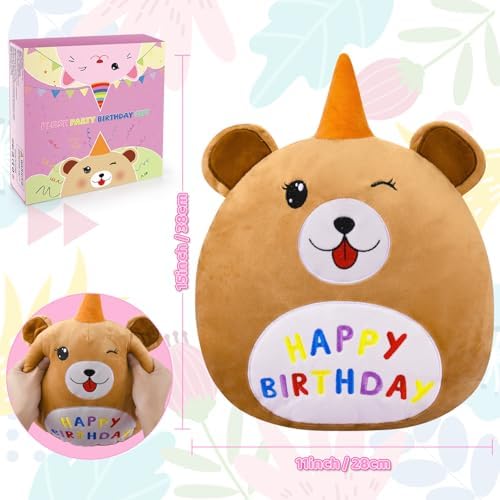15 Un unique Dog Plush Pillow Cute Birthday Toy for Kids Adults