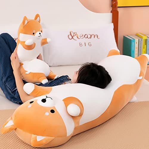 Long Dog Pillow Cuddling Friend