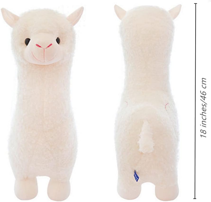 Stuffed Animal Pillow Alpaca Plush Toy for Kids Adults