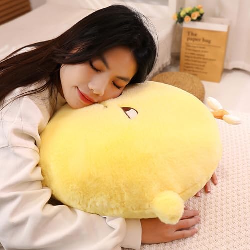 Tiny Lemon Plush Pillow Cozy Sofa Cushion for Reading or Relaxing