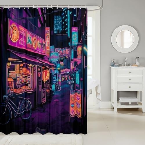 Feelyou Anime Bath Curtain Set