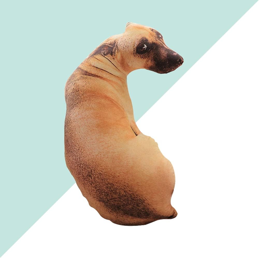 Toys Games Plush Pillows Toyvian 1PC 3D Dog Throw Pillow for Kids