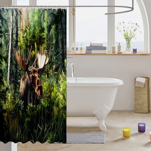 Moose Shower Curtain