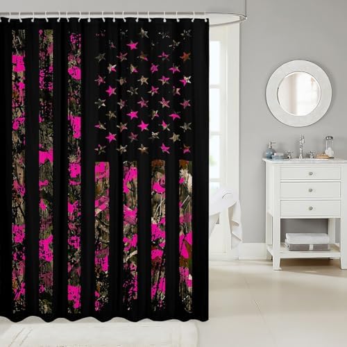 Feelyou Camo Bath Curtains