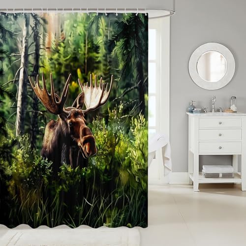 Moose Shower Curtain