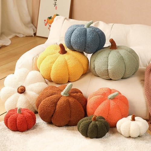 Kelud Halloween Plush Pumpkin Throw Pillow