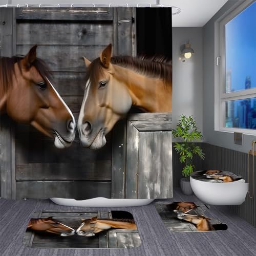 Large Wooden Bathroom Set with 12 Hooks for Rustic Deco