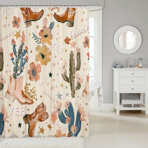 Manfei Cowboy Shower Curtains