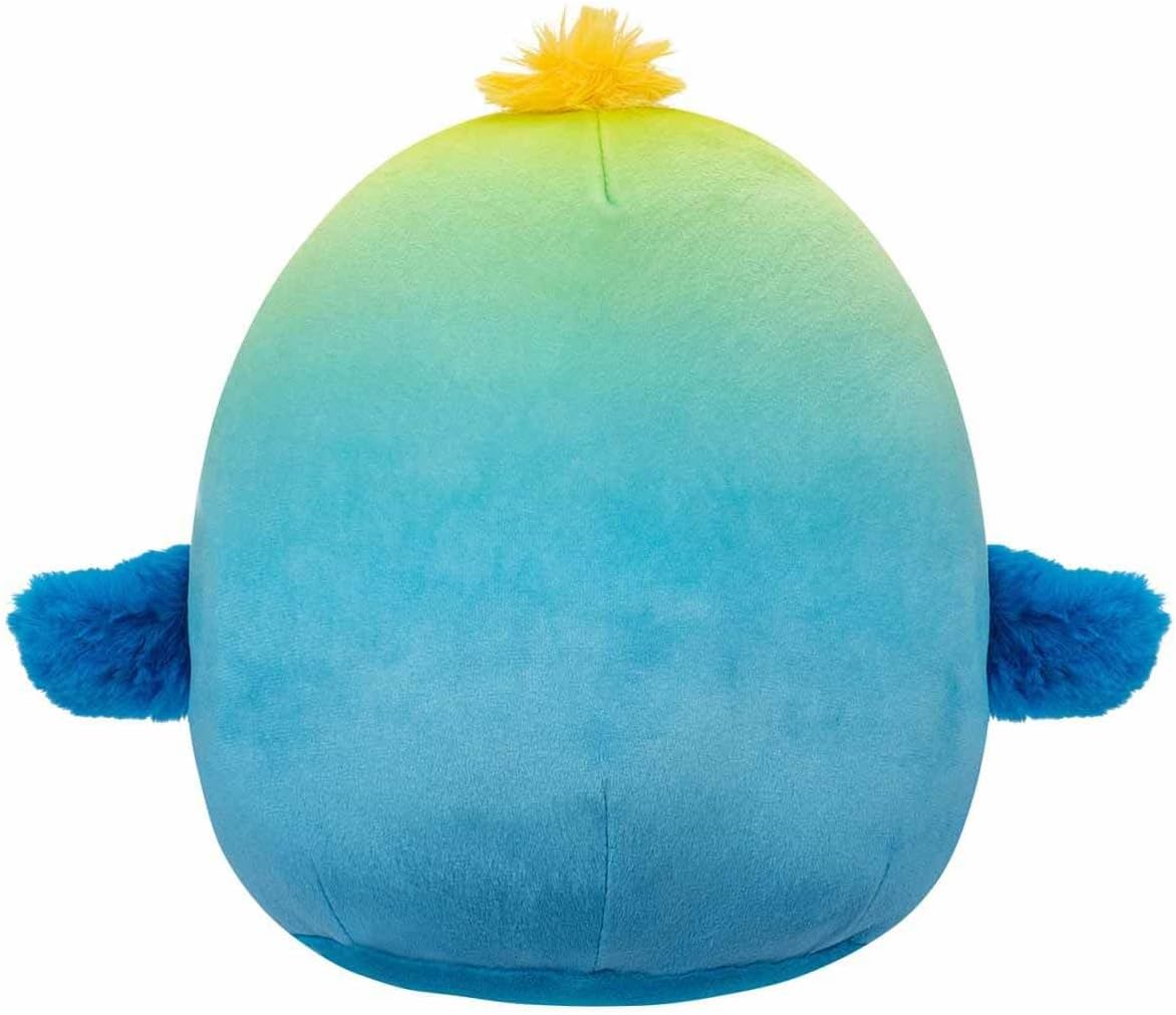 Squishmallows 75-inch Plush Macaw Parrot with a Realistic Branch Design