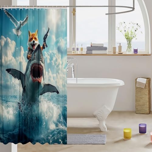 Jeje HumBLE Animal Bath Curtain