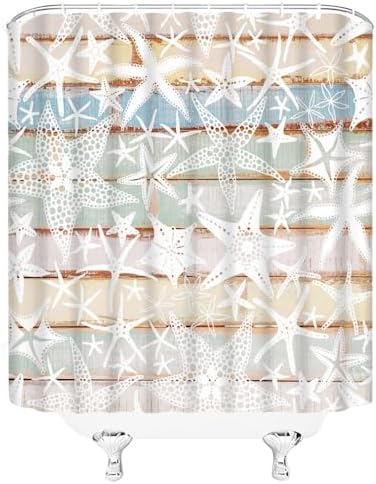 Starfish Shower Curtain Set
