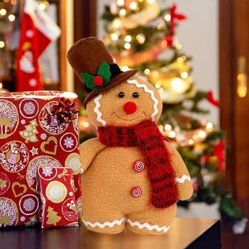 Exclusive Christmas gingerbread man plush toy