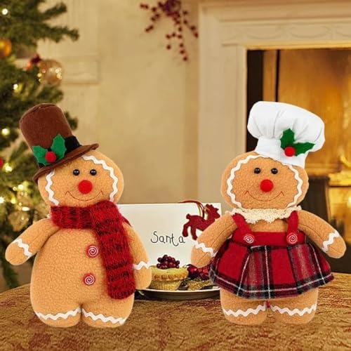 Exclusive Christmas gingerbread man plush toy