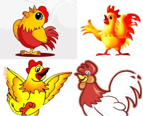 Realistic 118 Plush Rooster Pillow