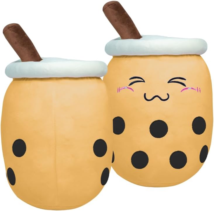 Stuffed Plush Tea Pillow for Kids Boys Girls Teens