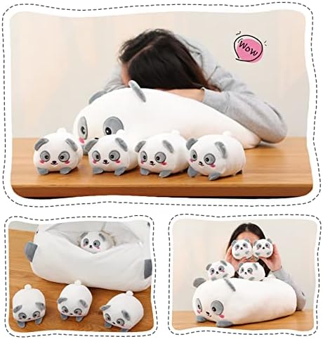 AIXINI Cute Panda Mommy Stuffed Animal