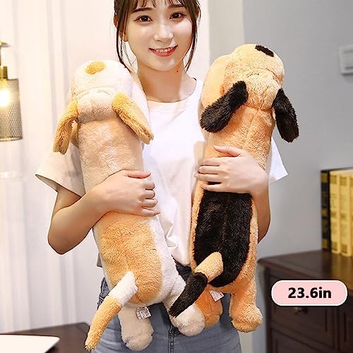 Giant Dog Stuffed Animal 236 inch Soft Plush Pillow with Puffy Body