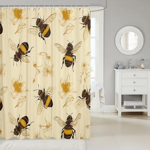 Kids Honeycomb Shower Curtain