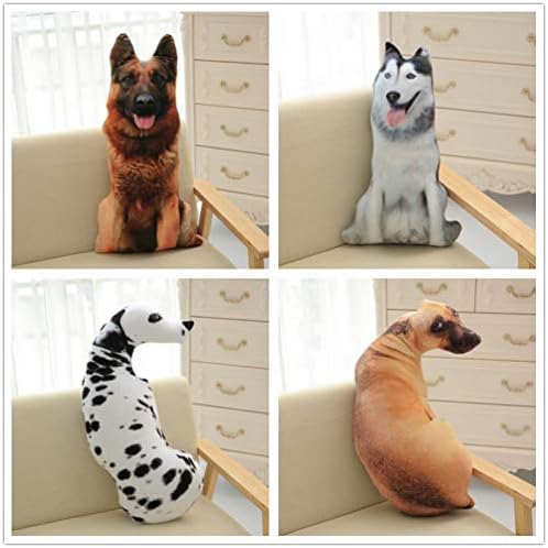 Toys Games Plush Pillows Toyvian 1PC 3D Dog Throw Pillow for Kids