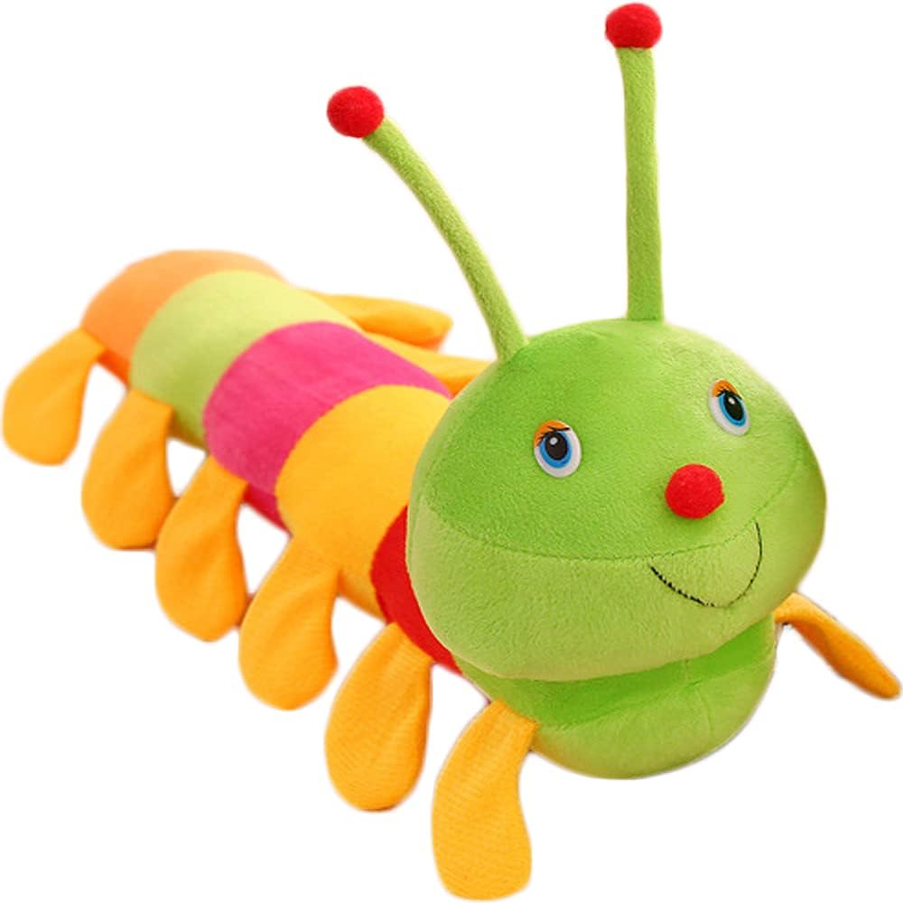 19 Inch Caterpillar Stuffed Animal Plush Pillow