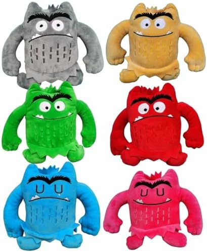 Color Monster Plush Dolls - Express Emotions with