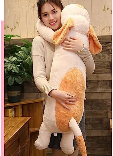 Giant Dog Stuffed Animal 236 inch Soft Plush Pillow with Puffy Body