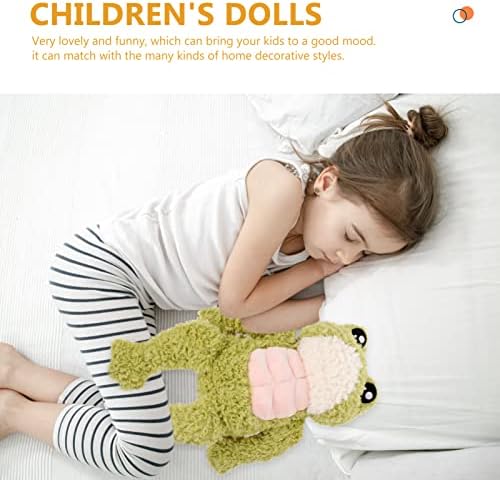 Cute 3D Muscle Frog Plush for Kids