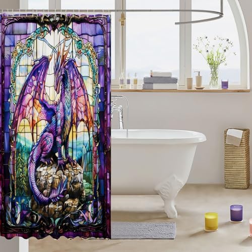 Stylish Purple Dragon Bath Experience Enhance Your Day