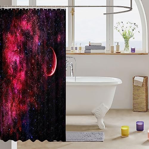 Starry Sky Kids Boho Development Washable shower curtains