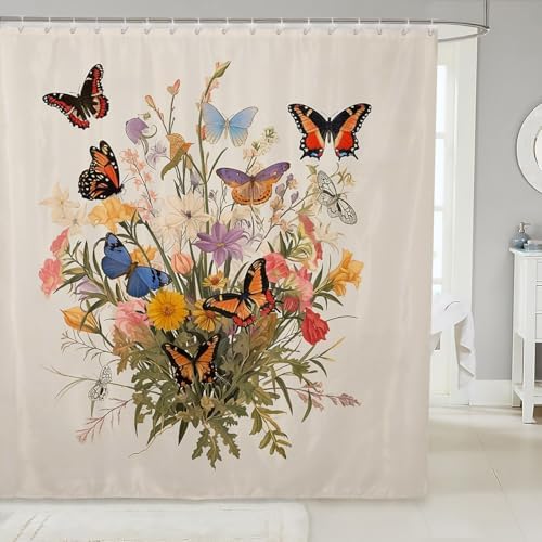 Feelyou Kids Butterfly Bath Curtain The Fun Best Bath Experience
