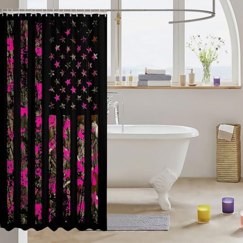 Feelyou Camo Bath Curtains