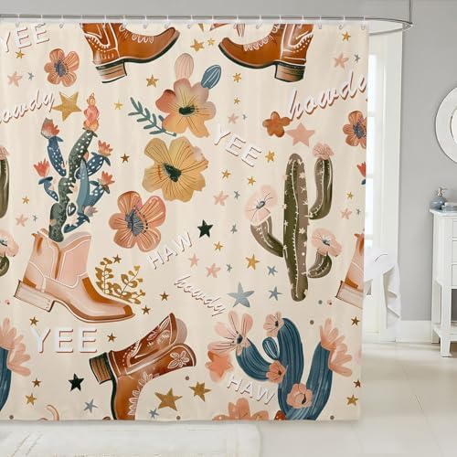 Manfei Cowboy Shower Curtains