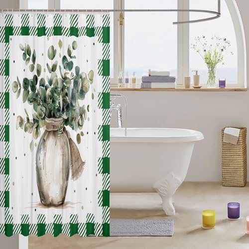 Feelyou Campanula Bath Curtain 72x72 - Pure Design for Your Bathroom