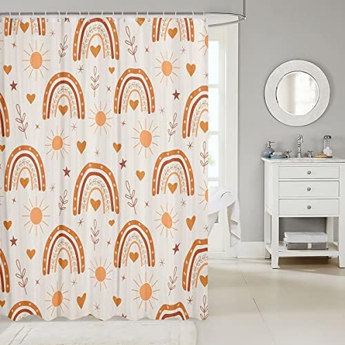 Rainbow Kids shower curtains