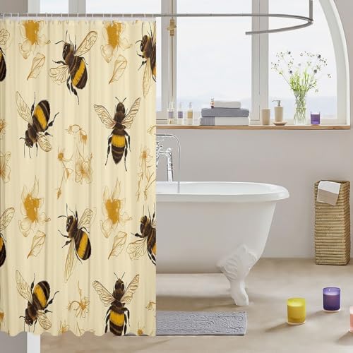 Kids Honeycomb Shower Curtain