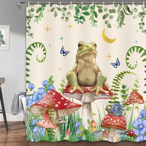 Boho Mushroom Shower Curtain