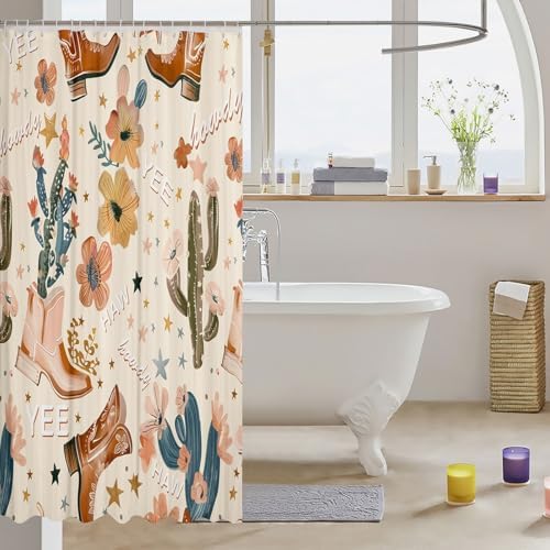 Manfei Cowboy Shower Curtains