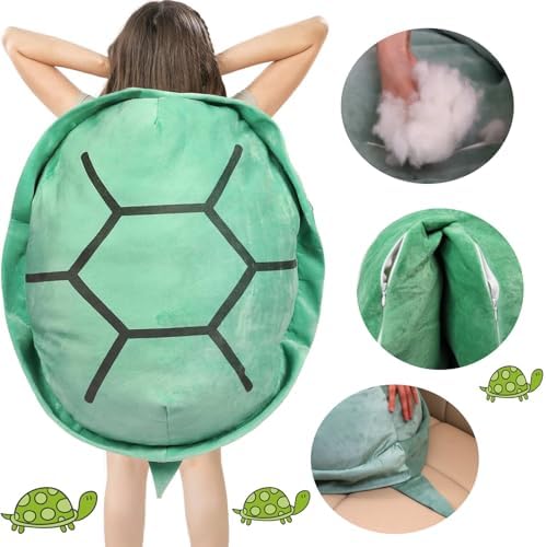 Wearable Turtle-shell Plush Pillow for Adults