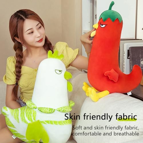 Yuthsona Funny Pepper Chicken Plush Pillow