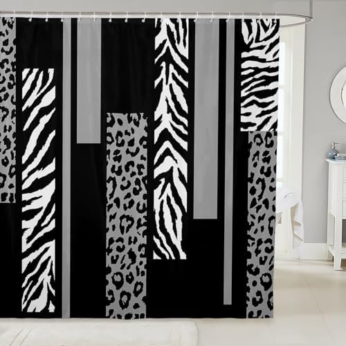 Leopard Print emphatic Shower Curtains