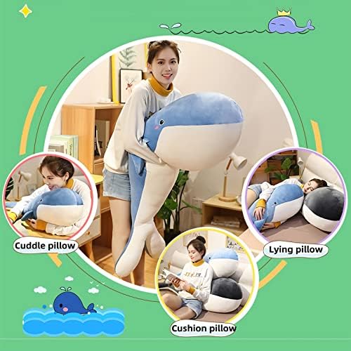 Perfect Cuddle Companion Blue Whale Plush Toy
