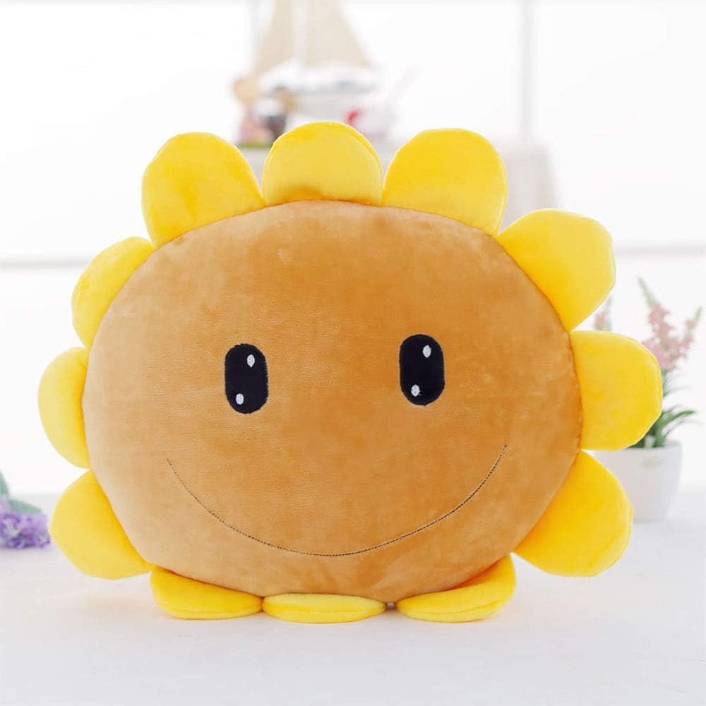 Sunflower Plush Pillow Perfect Hand Warmer Cozy Toy Doll for Sofa Bed