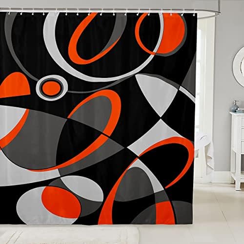 Feelyou Trendy Geometric Shower Curtain 72x84 Waterproof Durable