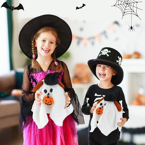 Halloween Plush Toy Spooky Ghost with Pumpkin Pillow