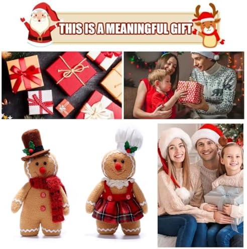 Exclusive Christmas gingerbread man plush toy